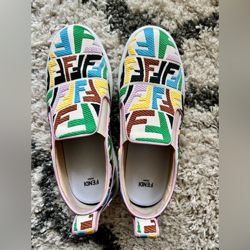 Fendi Multicolor FF Sneakers - women euro sz 38.5